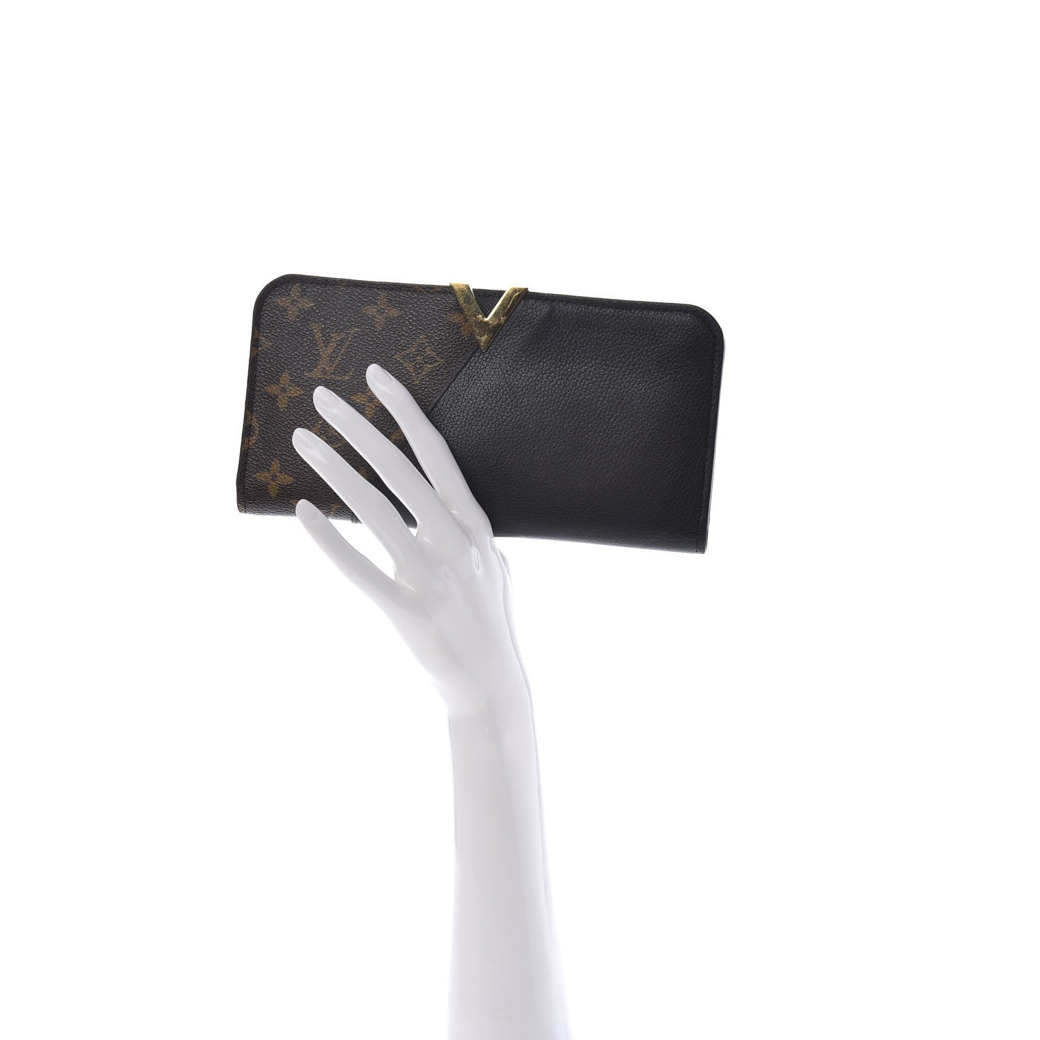 Louis Vuitton Monogram Monogram Kimono Wallet Black 2 of 7