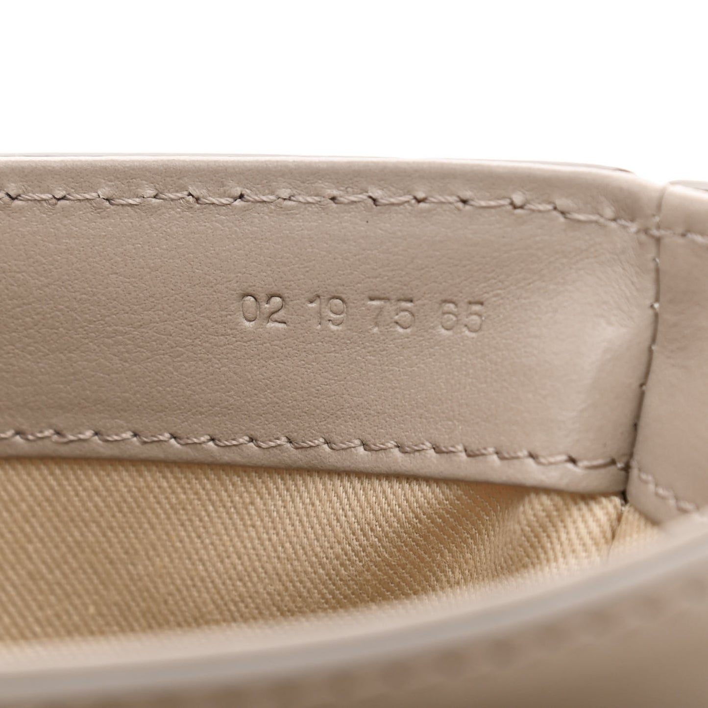 Shiny Calfskin Suede Mini C Double Carry Motty Grey