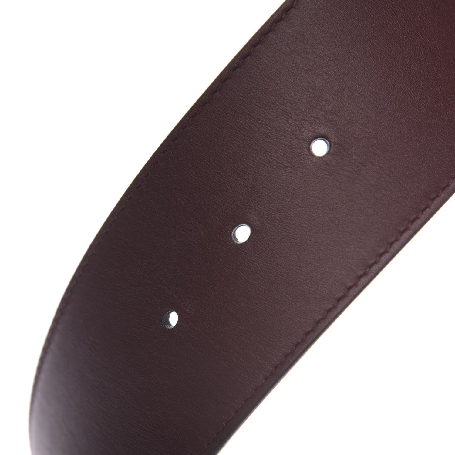 Gucci Calfskin Crystal Double G 55mm Belt 80 32 Burgundy 4 of 5