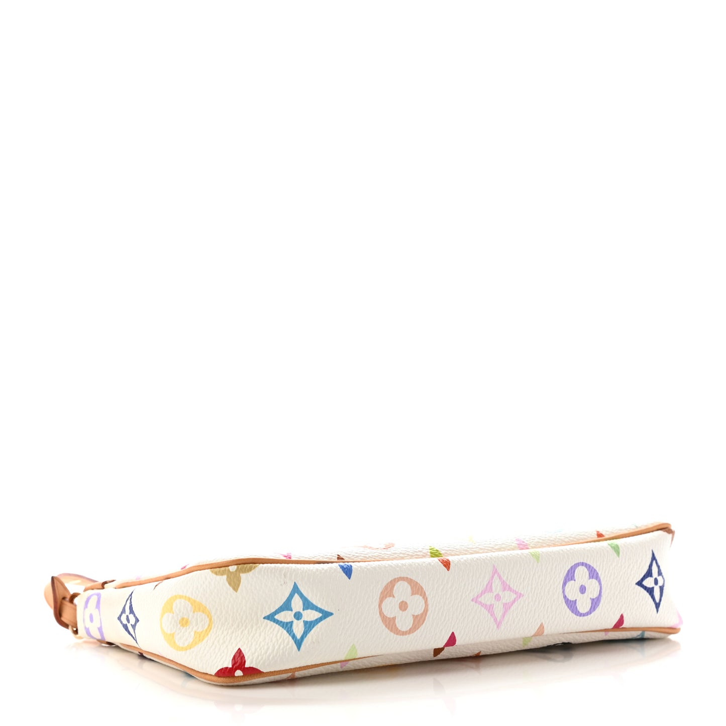 Monogram Multicolor Pochette Accessories White