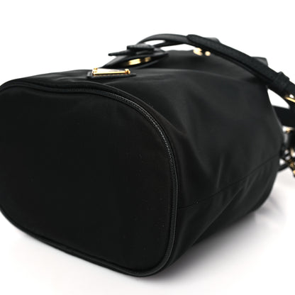 Prada Re-Nylon Saffiano Mini Re-Edition 1978 Bucket Bag Black 8 of 8