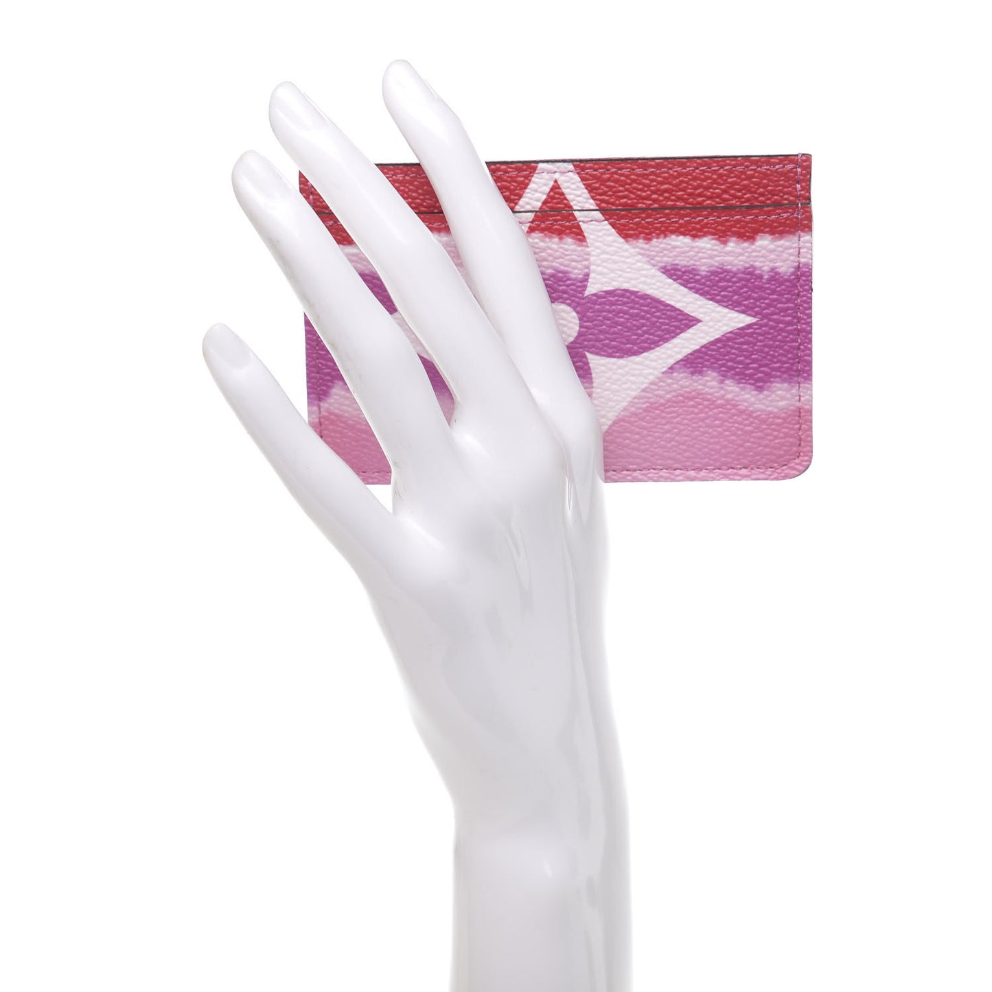 Monogram Escale Card Holder Rouge