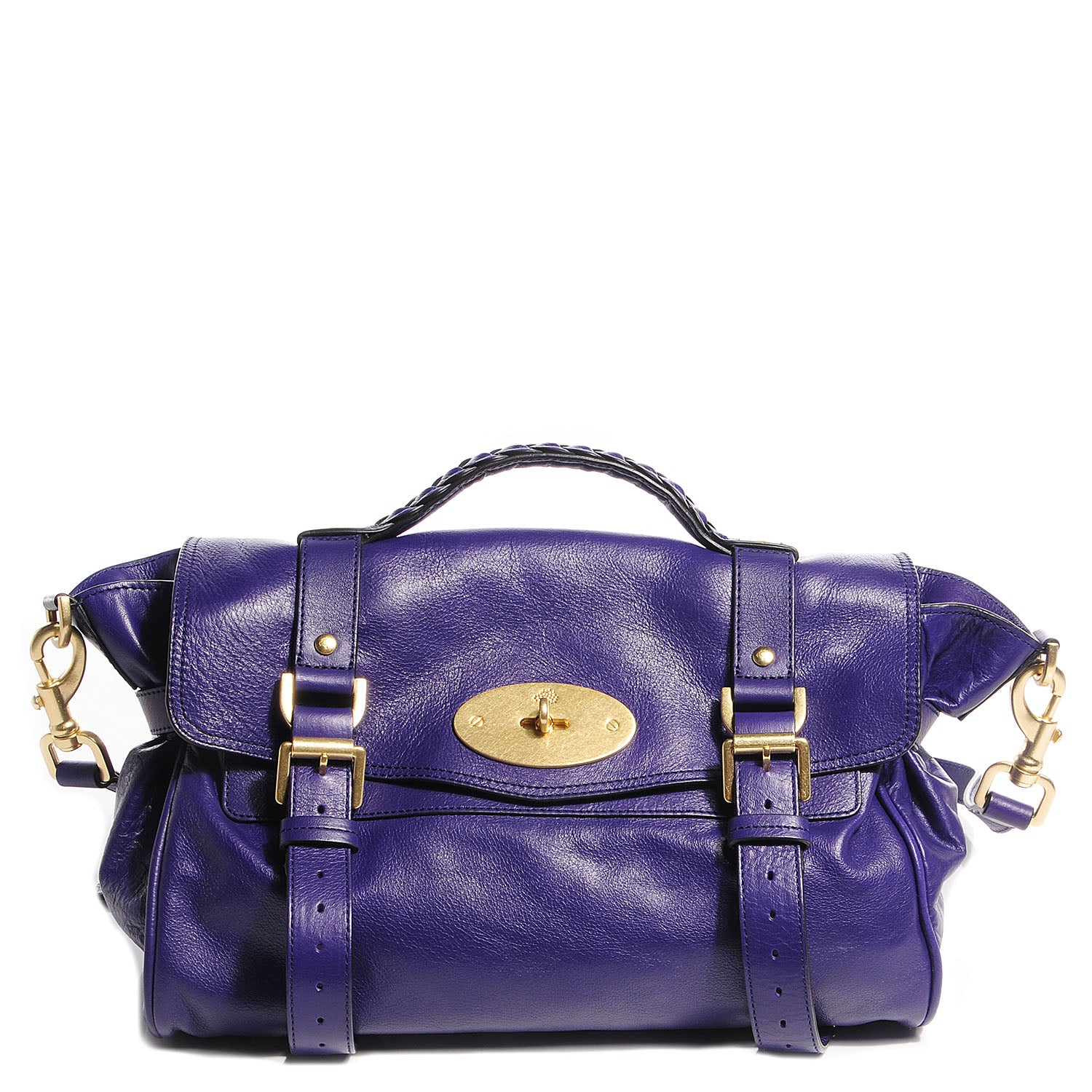Mulberry Soft Buffalo Leather Medium Alexa Grape 1 of 13
