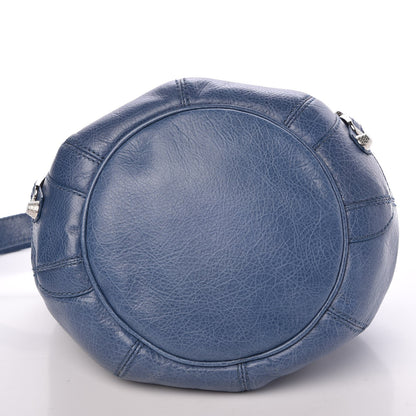 Balenciaga Agneau Giant 12 Silver Hardware Mini Pompon Atlantique 8 of 9