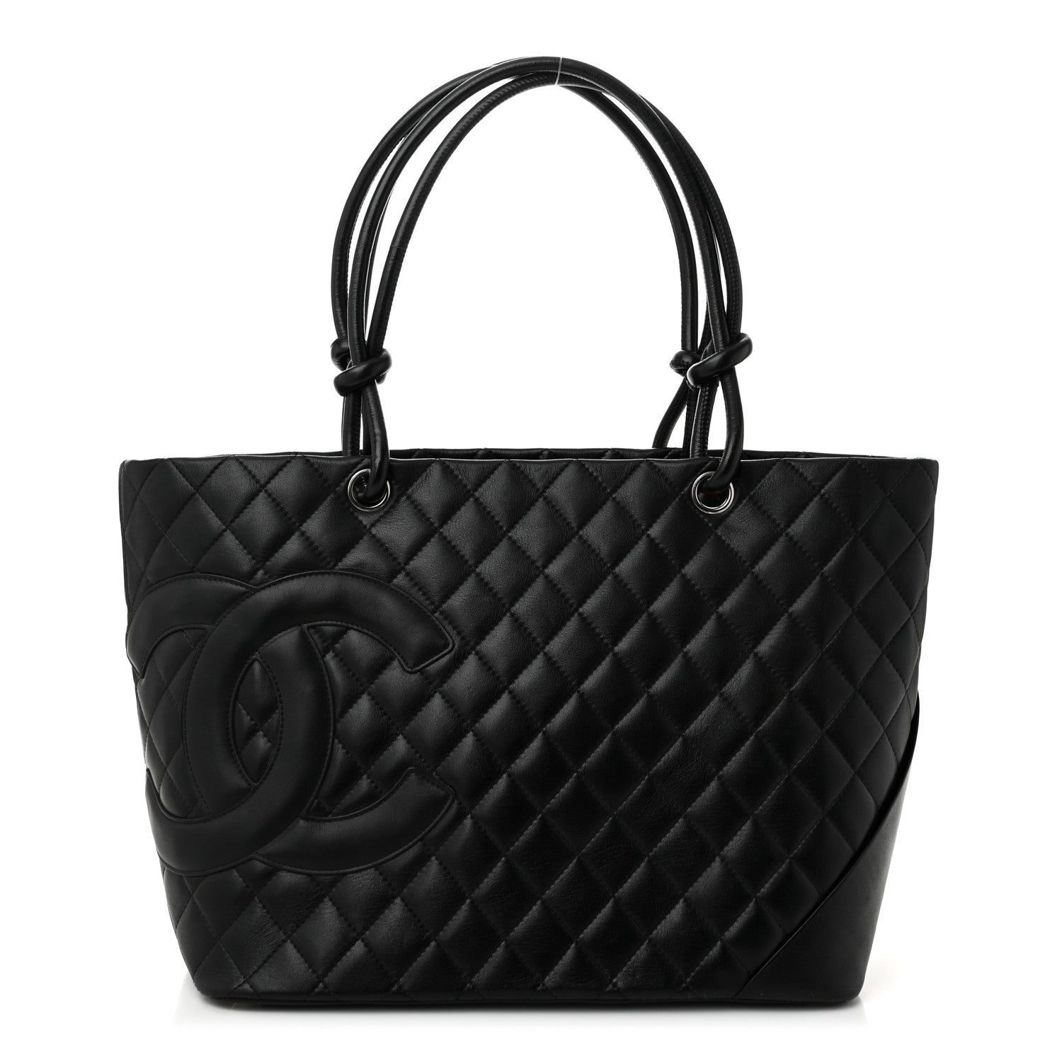 Chanel Calfskin Quilted Large Cambon Tote Black 1 of 9