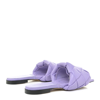 Bottega Veneta Nappa Maxi Intrecciato Lido Flat Sandals 37 Wisteria 5 of 14