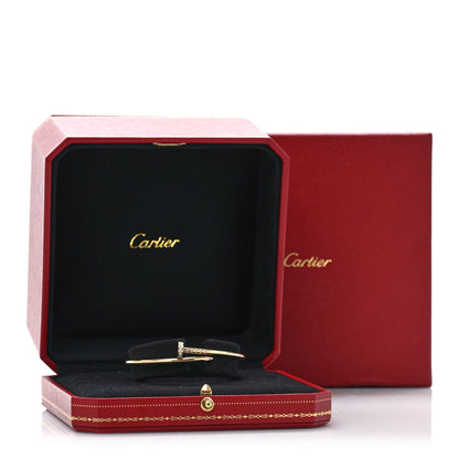 Cartier 18K Yellow Gold Diamond Small Juste Un Clou Bracelet 15 5 of 5