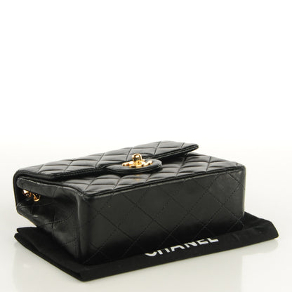 Chanel Lambskin Quilted Mini Square Flap Black 10 of 18