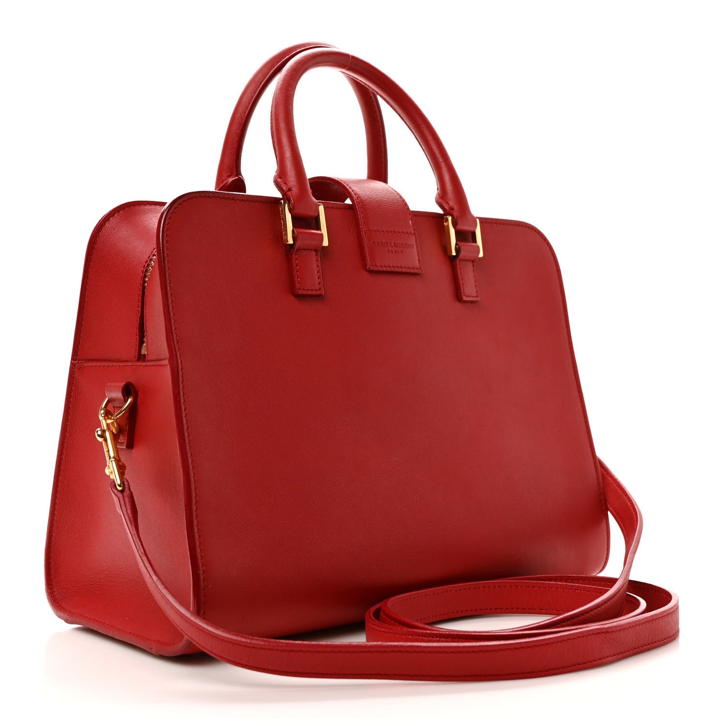 Calfskin Baby Monogram Cabas Red
