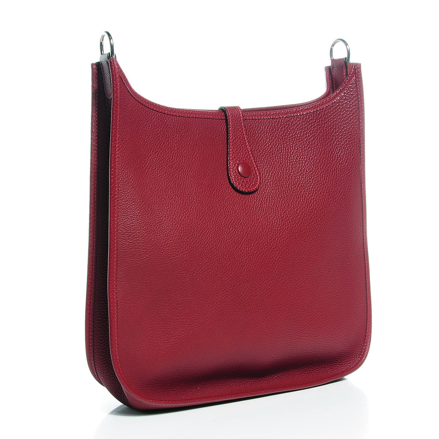 Hermes Taurillon Clemence Evelyne GM Rouge H 3 of 16