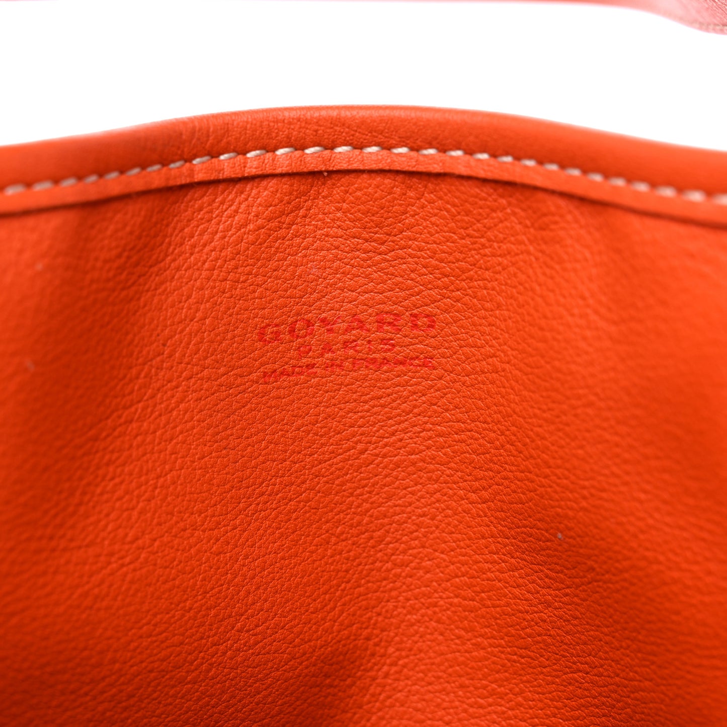 Goyardine Reversible Mini Anjou Orange