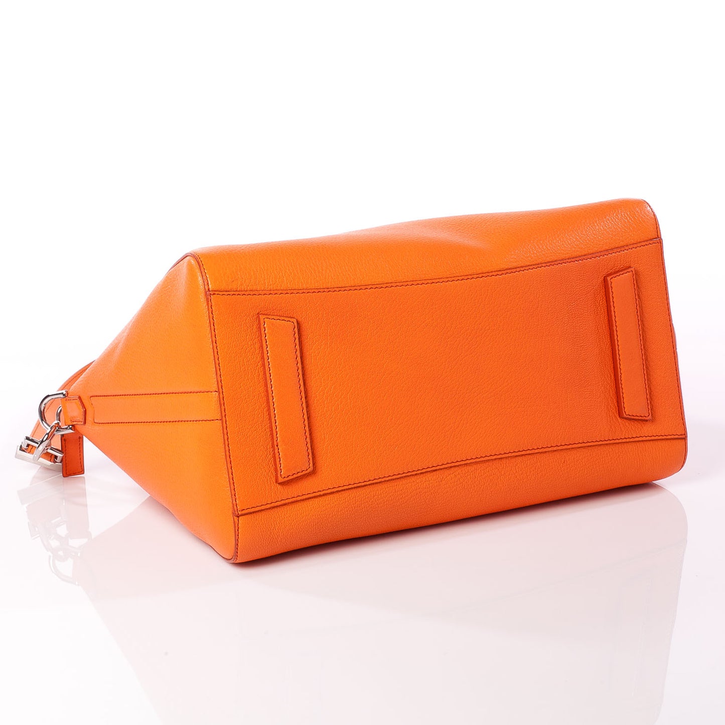 Goatskin Medium Antigona Orange