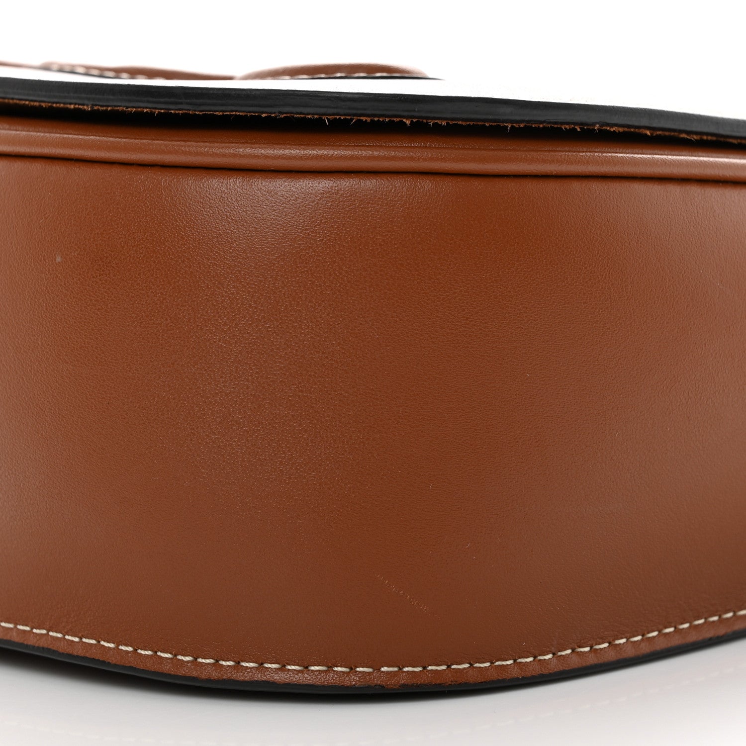 Celine Smooth Calfskin Cuir Triomphe Folco Crossbody Bag Tan 11 of 13