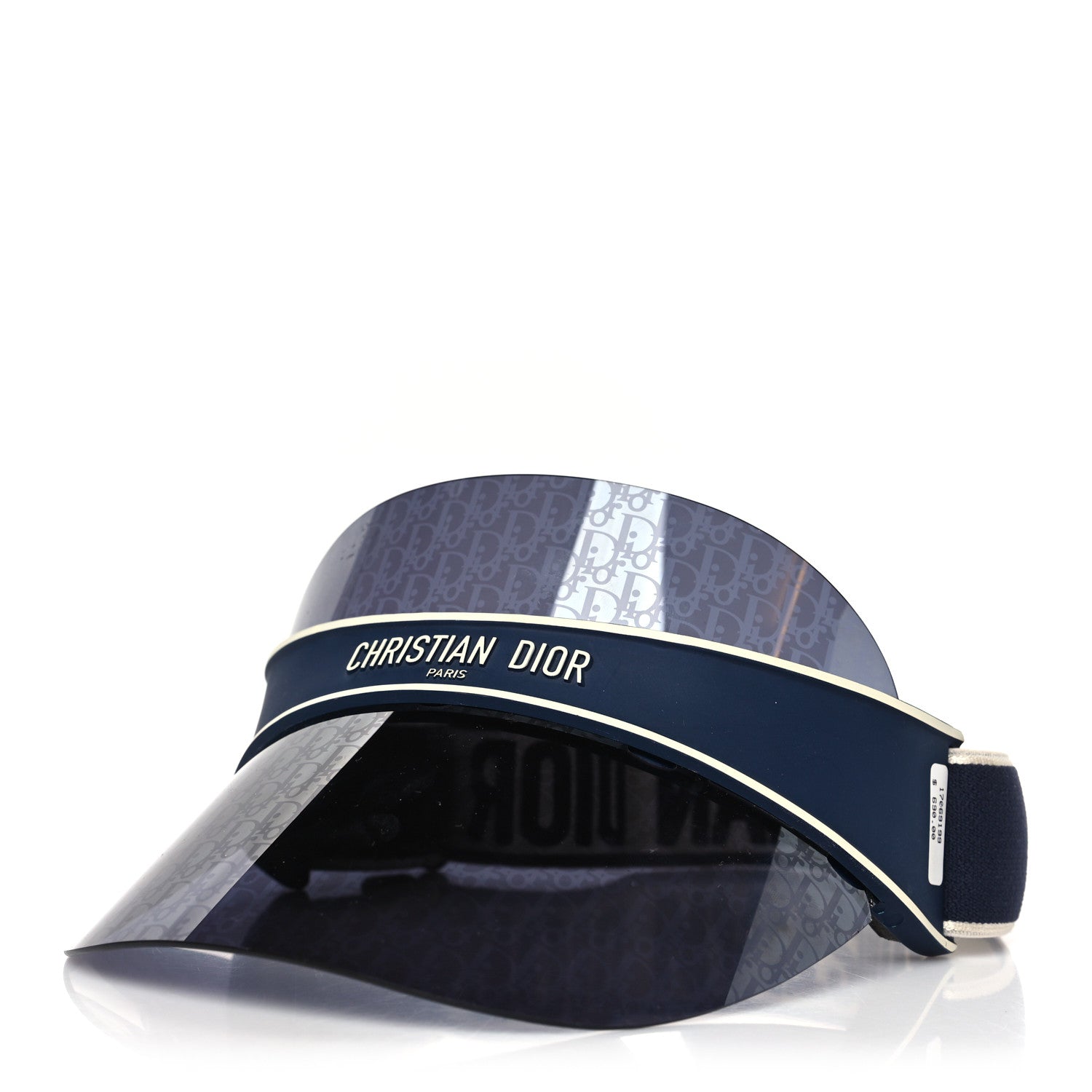 Christian Dior Oblique DiorClub V1U Sun Visor Blue 1 of 5