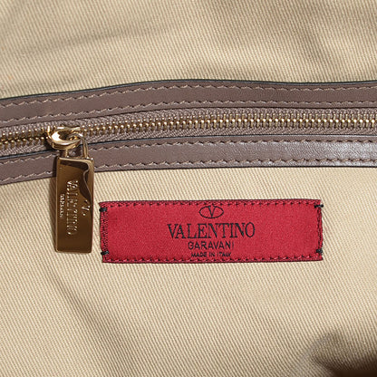 Valentino Garavani Calf Hair Cavallino Animal Rockstud Dome Satchel Leopard 6 of 9