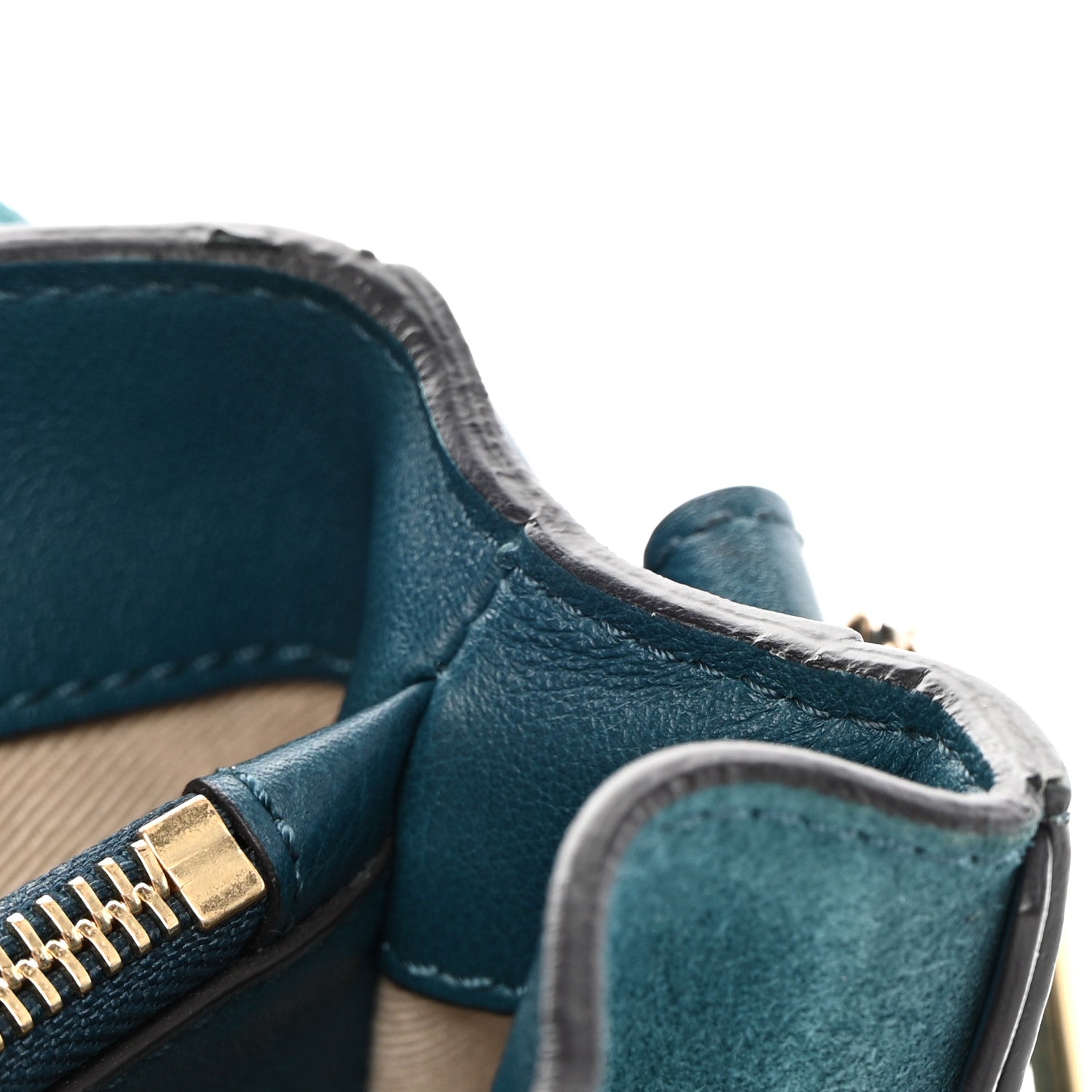 Chloe Calfskin Small Faye Day Shoulder Bag Blue 12 of 14