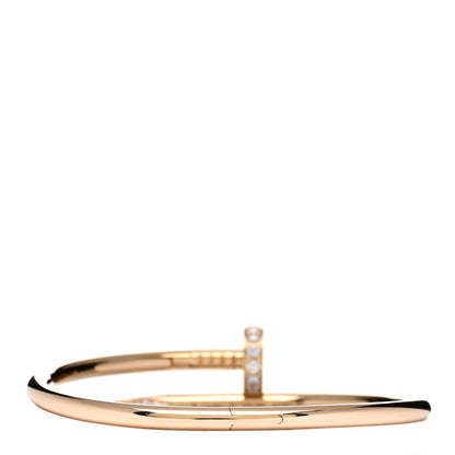 Cartier 18K Yellow Gold Diamond Juste Un Clou Bracelet 16 2 of 3
