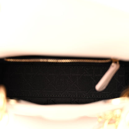 Christian Dior Lambskin Cannage Mini Lady Dior Rose Poudre 5 of 9
