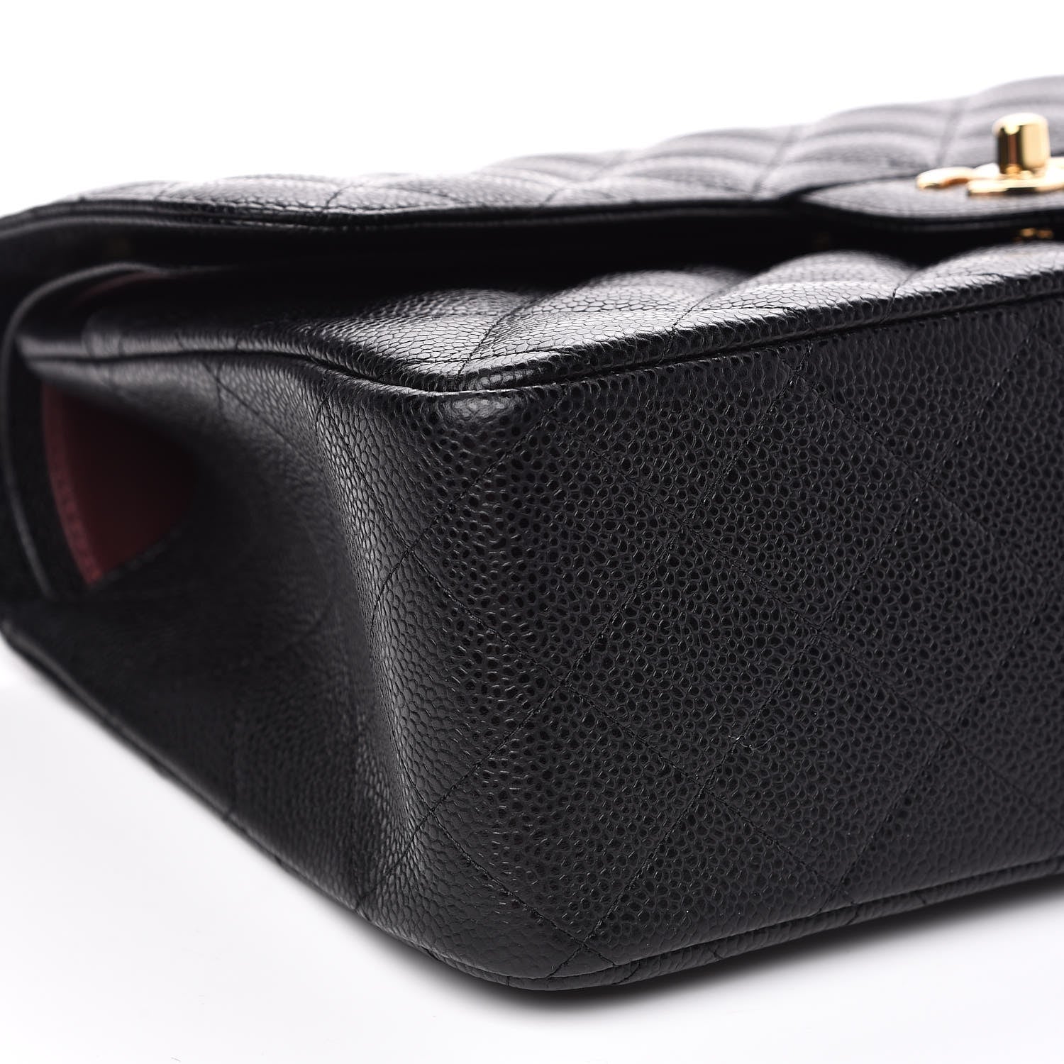Chanel Caviar Quilted Jumbo Double Flap Black 8 of 11