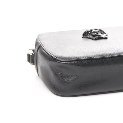 Versace Grained Calfskin Palazzo Camera Bag Black 7 of 9