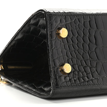 Louis Vuitton Crocodile Brea PM Black 7 of 8