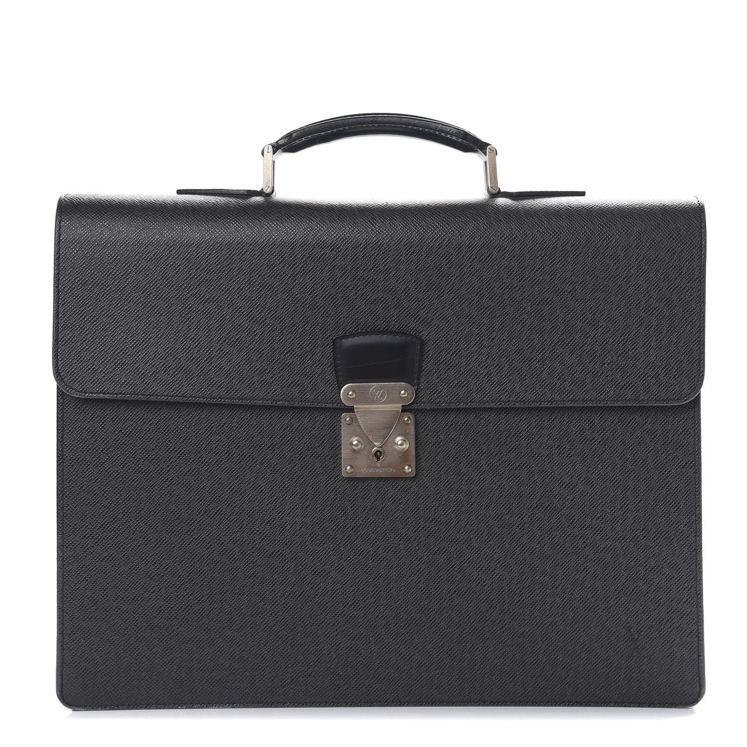 Louis Vuitton Taiga Robusto 2 Compartment Briefcase Black 1 of 10