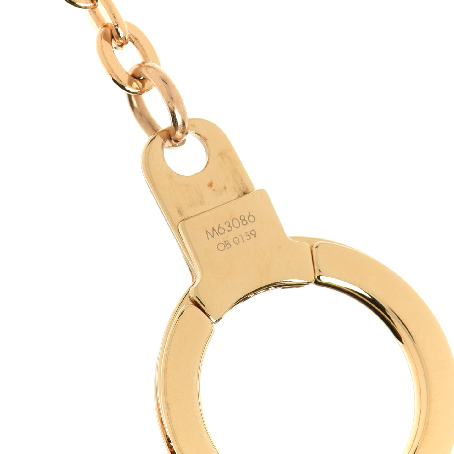 Brass Monogram Blooming Flowers Bag Charm Key Holder Rose Ballerine