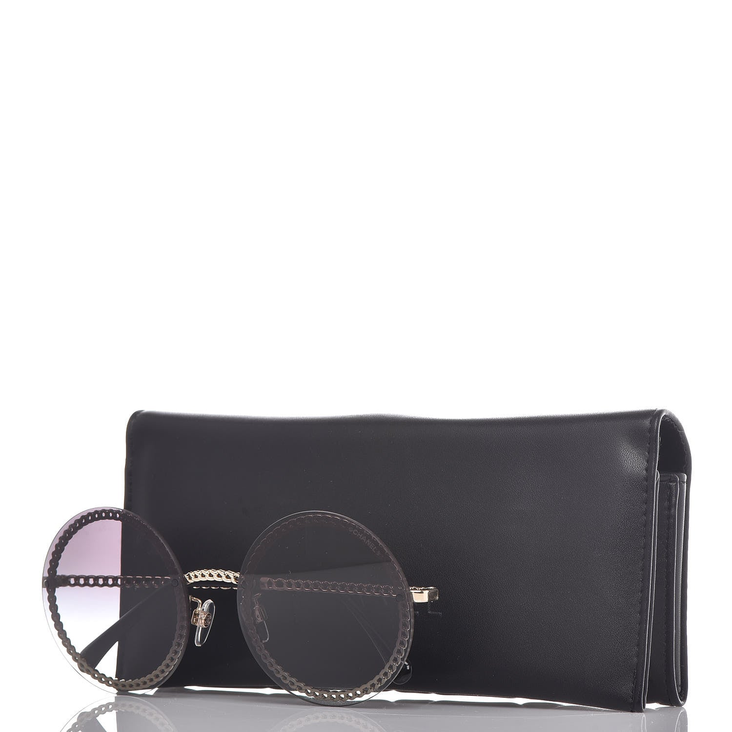 Chanel Round Chain Sunglasses 4245 Gold 6 of 6