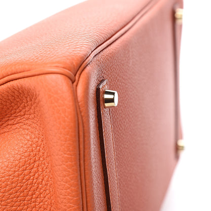 Hermes Togo Birkin 35 Feu 15 of 31