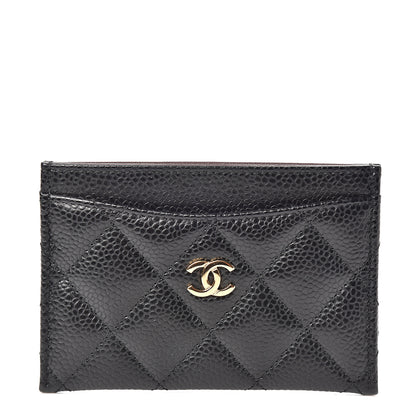 Chanel Caviar Quilted Card Holder Black 1 of 8