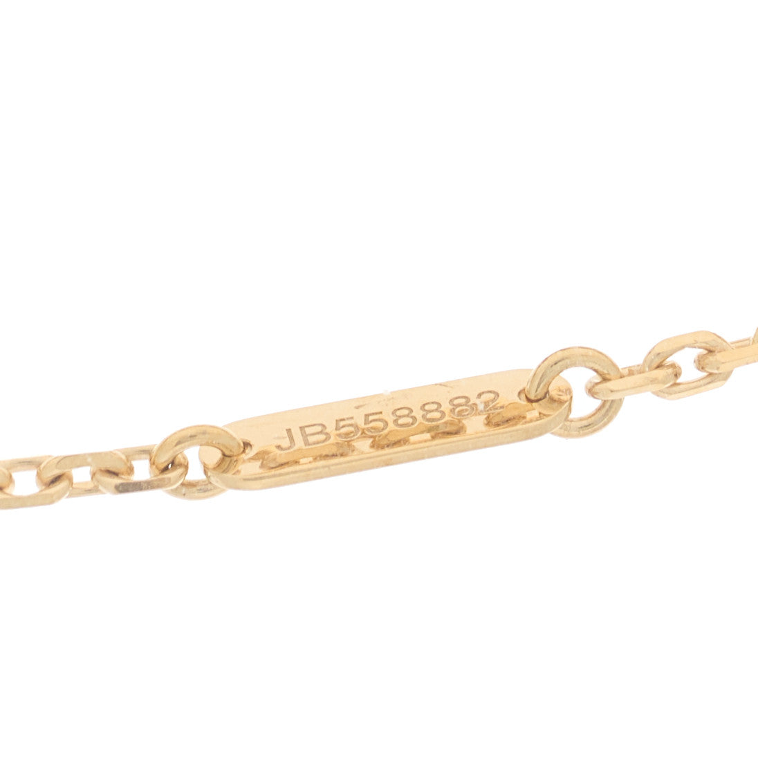 Van Cleef & Arpels 18K Yellow Gold Trace Chain Necklace 4 of 5