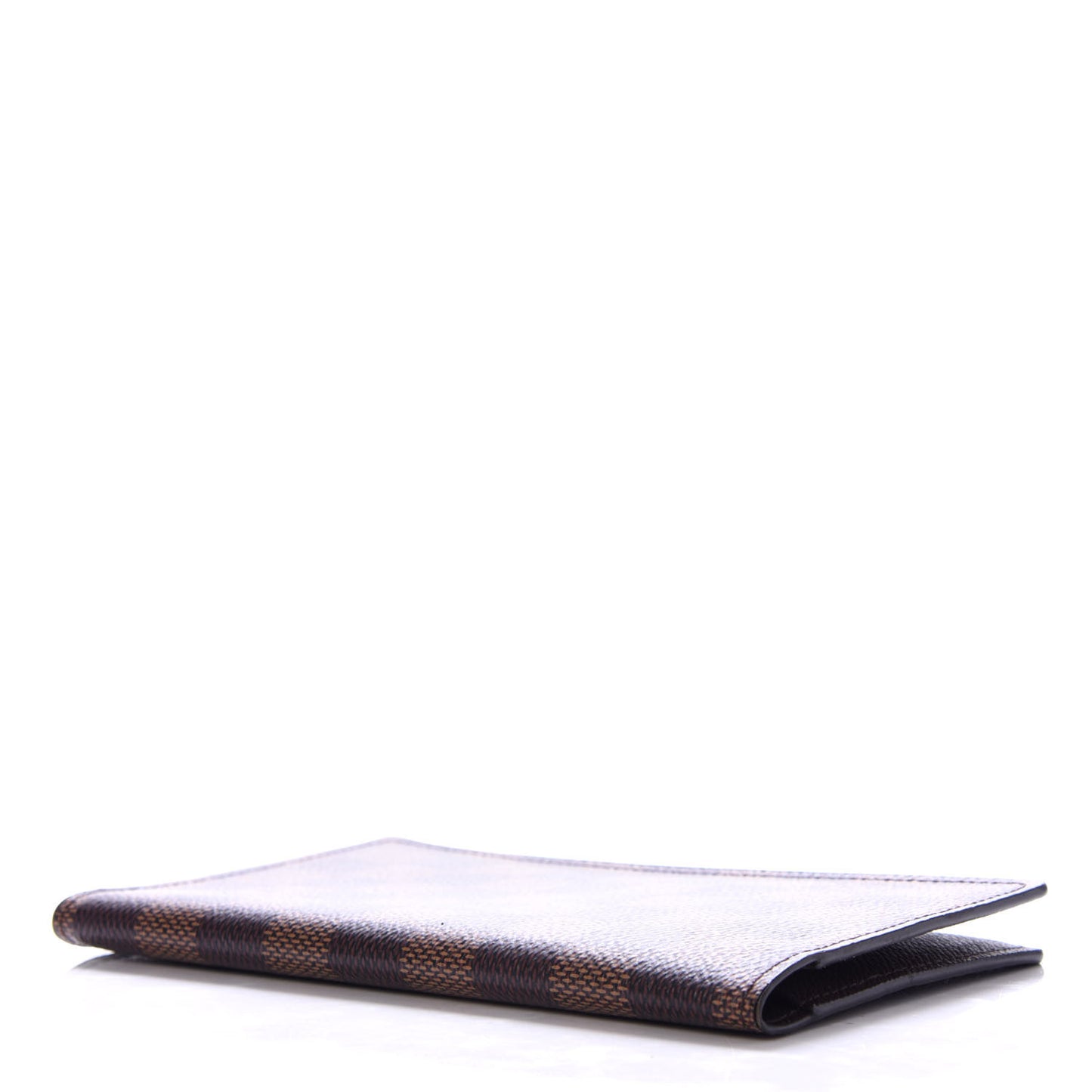 Damier Ebene Checkbook Holder Case Wallet