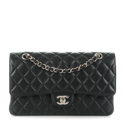 Chanel Caviar Quilted Medium Double Flap Black 1 of 8