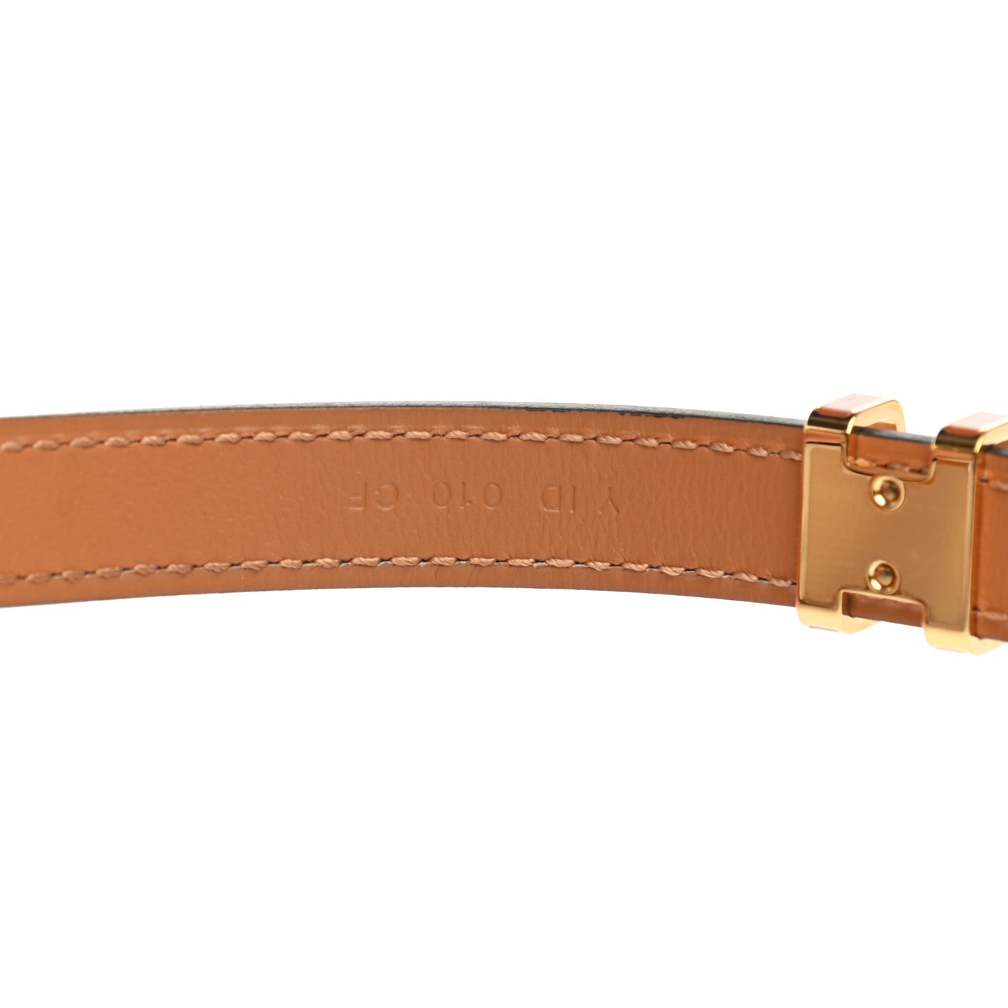 Epsom 15mm Pop H Belt 70 Gold