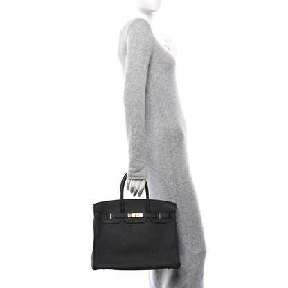 Hermes Togo Birkin 35 Black 2 of 10