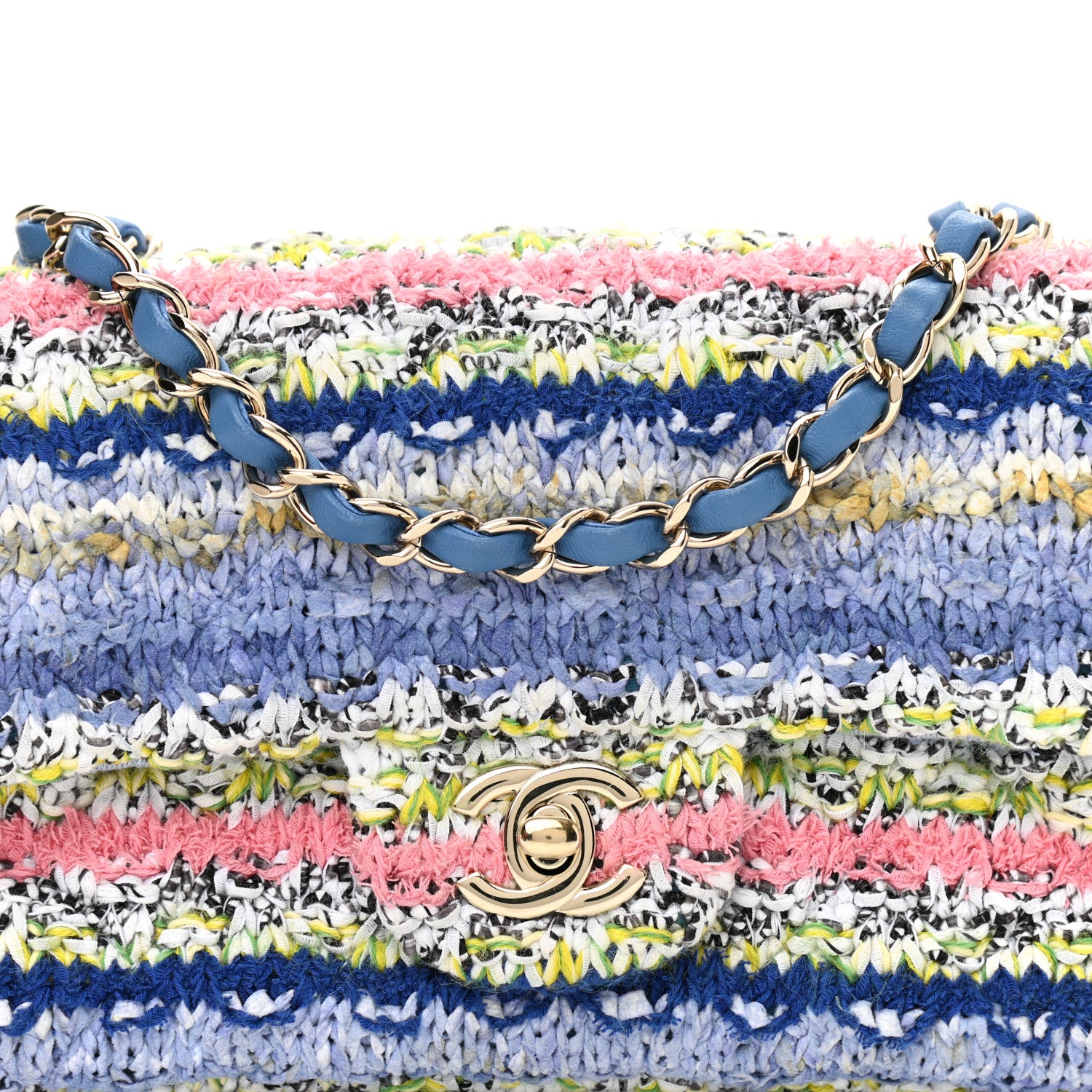 Chanel Knit Mini Rectangular Flap Multicolor 8 of 10