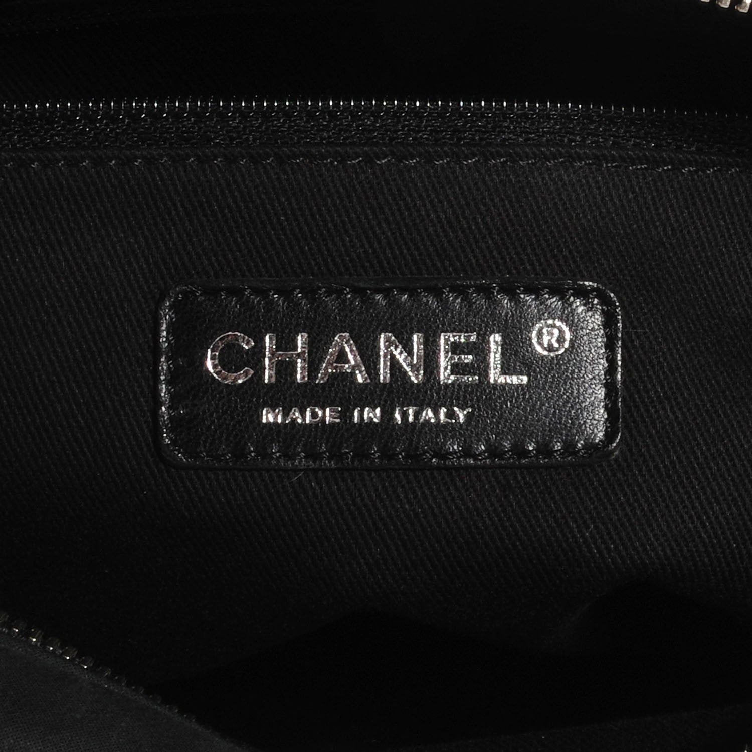 Chanel Iridescent Calfskin Medium In the Mix Flap Black 6 of 8
