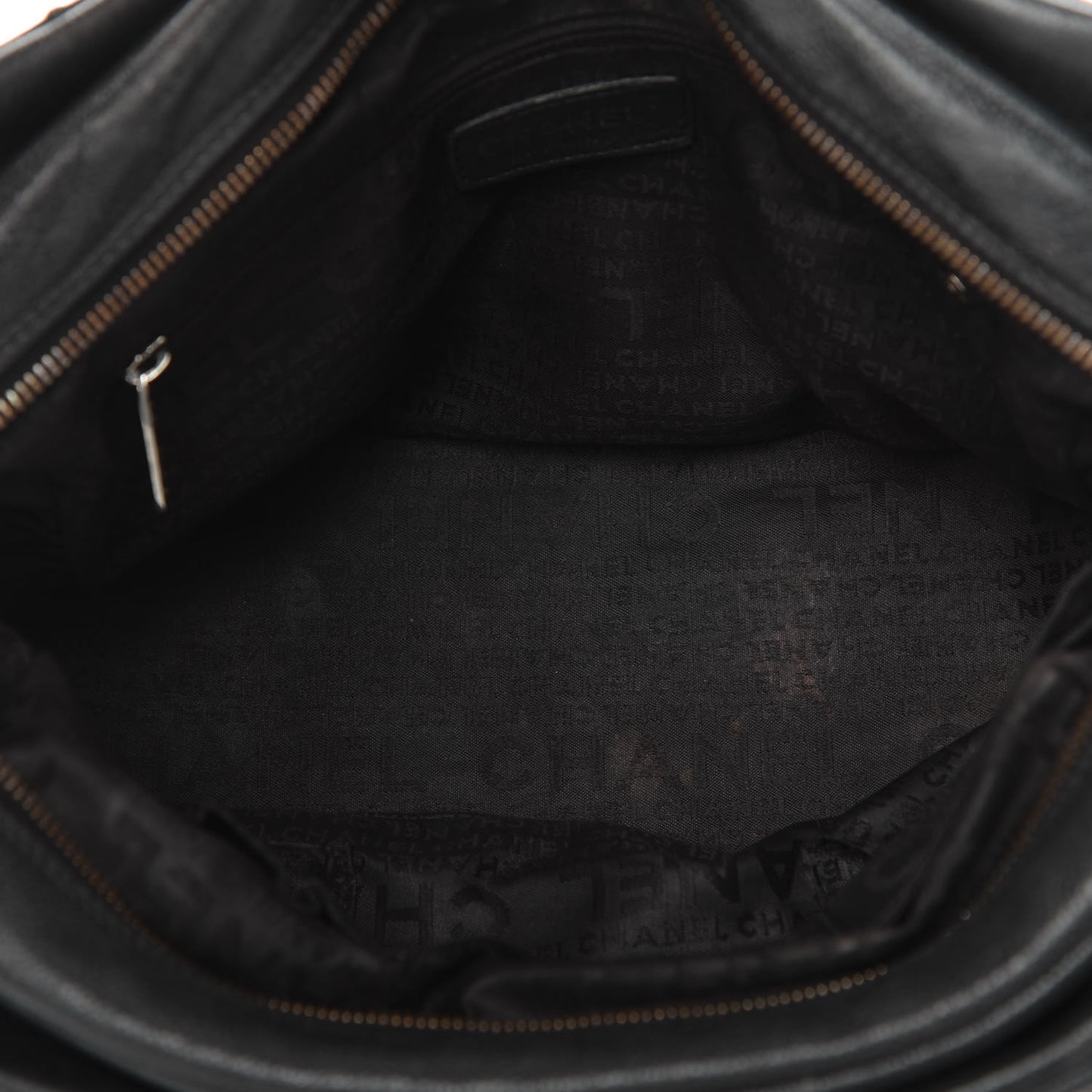 Caviar Square Stitched Bowler Black