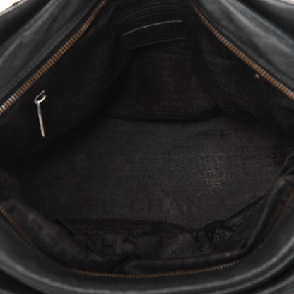 Chanel Caviar Square Stitched Bowler Black 6 of 20