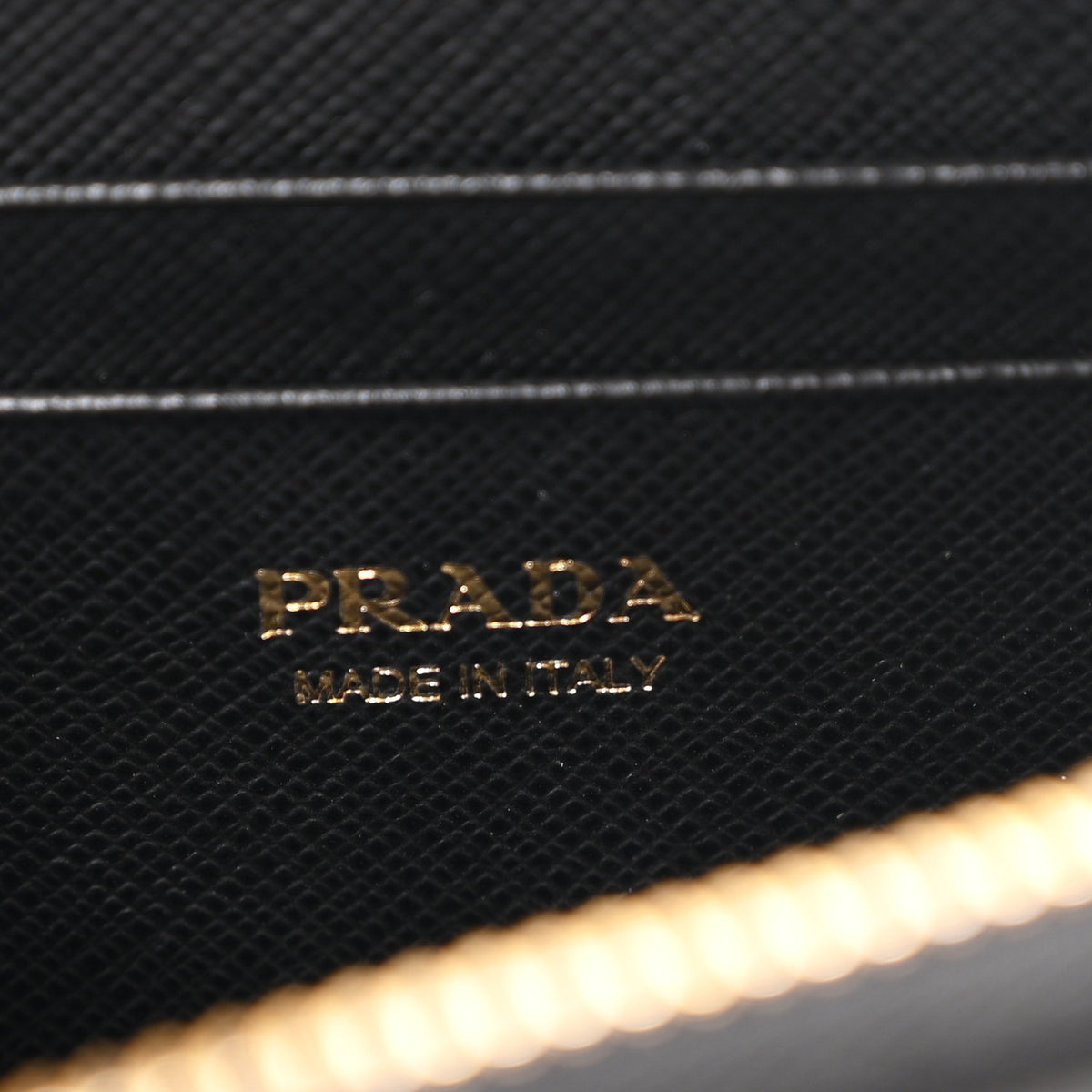 Prada Saffiano Triangle Mini Double Zip Chain Crossbody Bag Black 6 of 10