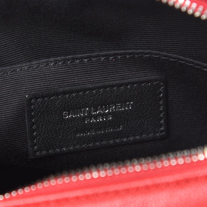 Saint Laurent Calfskin Monogram Small Lou Camera Bag Red 6 of 10