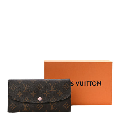 Louis Vuitton Monogram Emilie Wallet Rose Ballerine 10 of 10