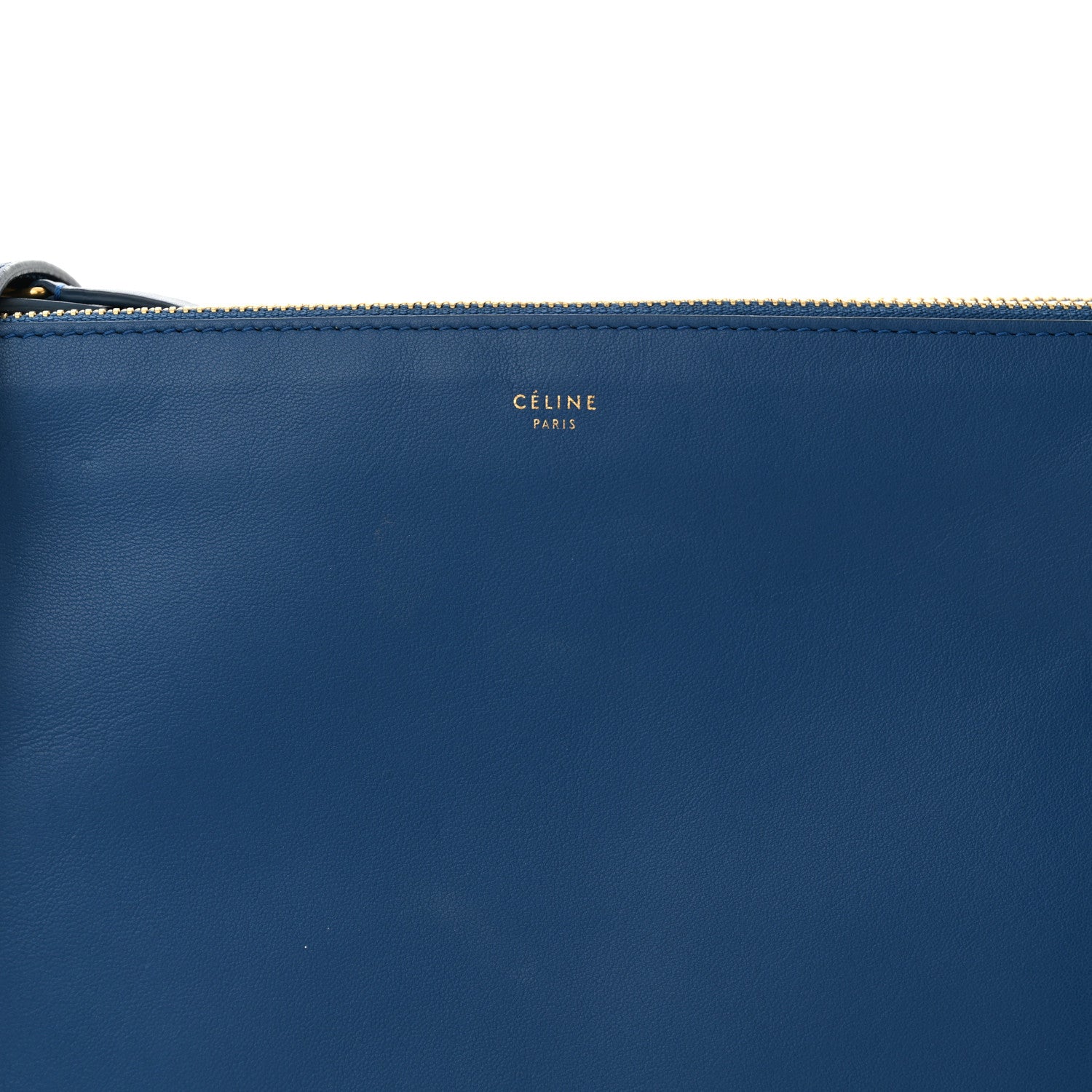 Celine Lambskin Large Trio Crossbody Bag Indigo 10 of 15