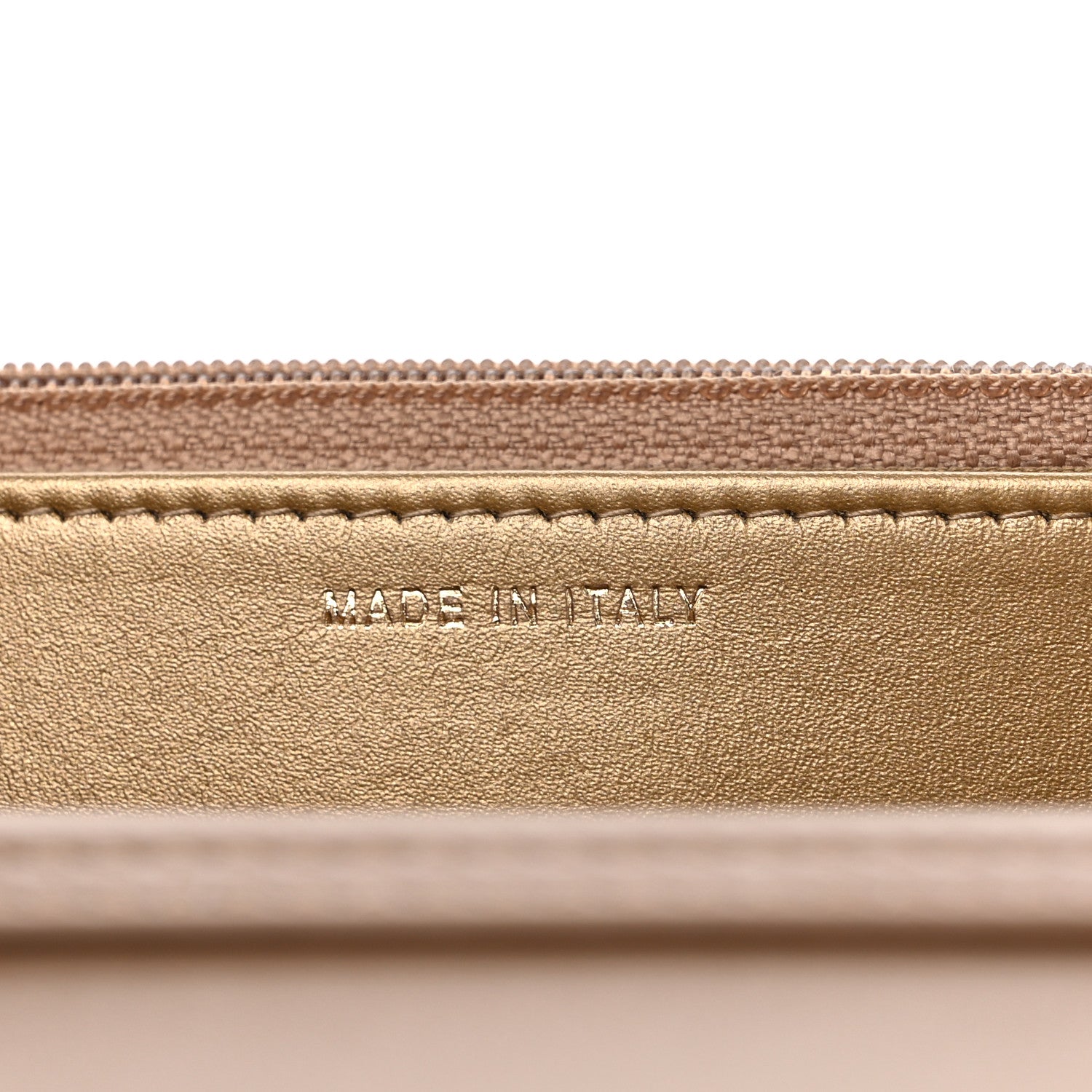 Chanel Lambskin Quilted CC Pearl Crush Wallet on Chain WOC Beige 7 of 10