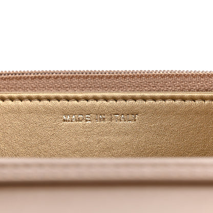 Chanel Lambskin Quilted CC Pearl Crush Wallet on Chain WOC Beige 7 of 10