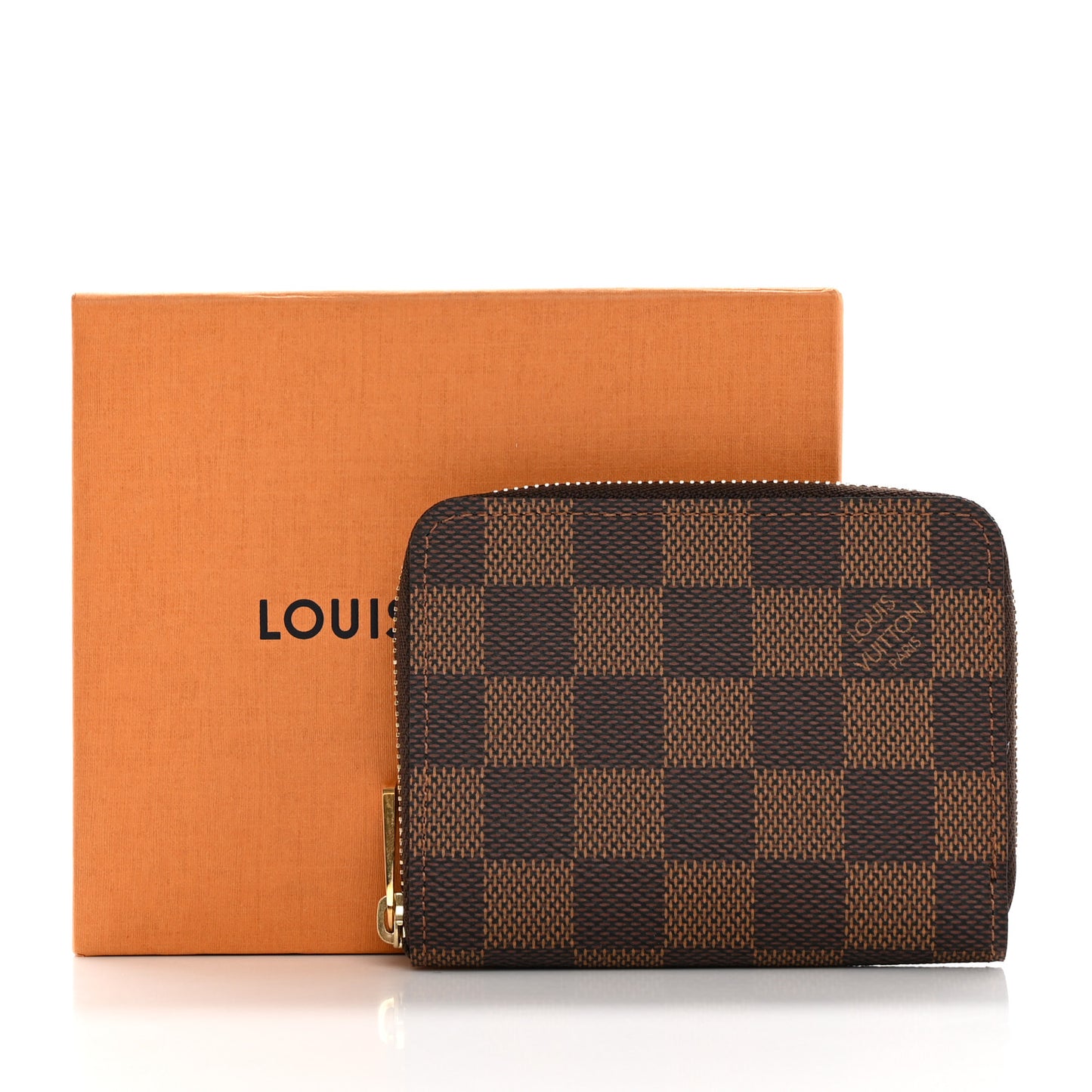 Damier Ebene Zippy Coin Purse