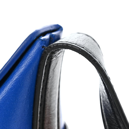 Alexander McQueen Calfskin The Curve Small Shoulder Bag Electric Blue Black 12 of 12