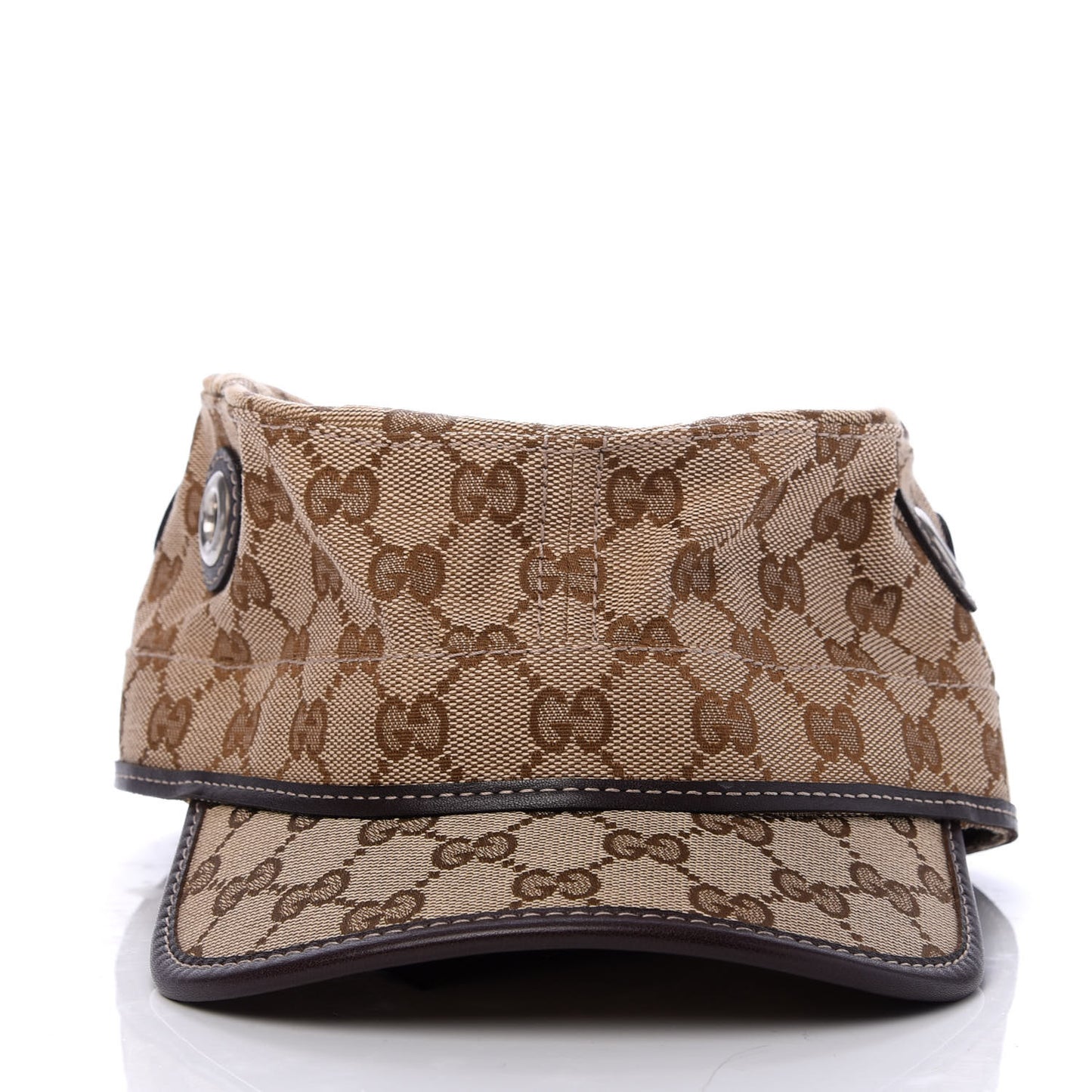 Monogram Military Hat L Brown