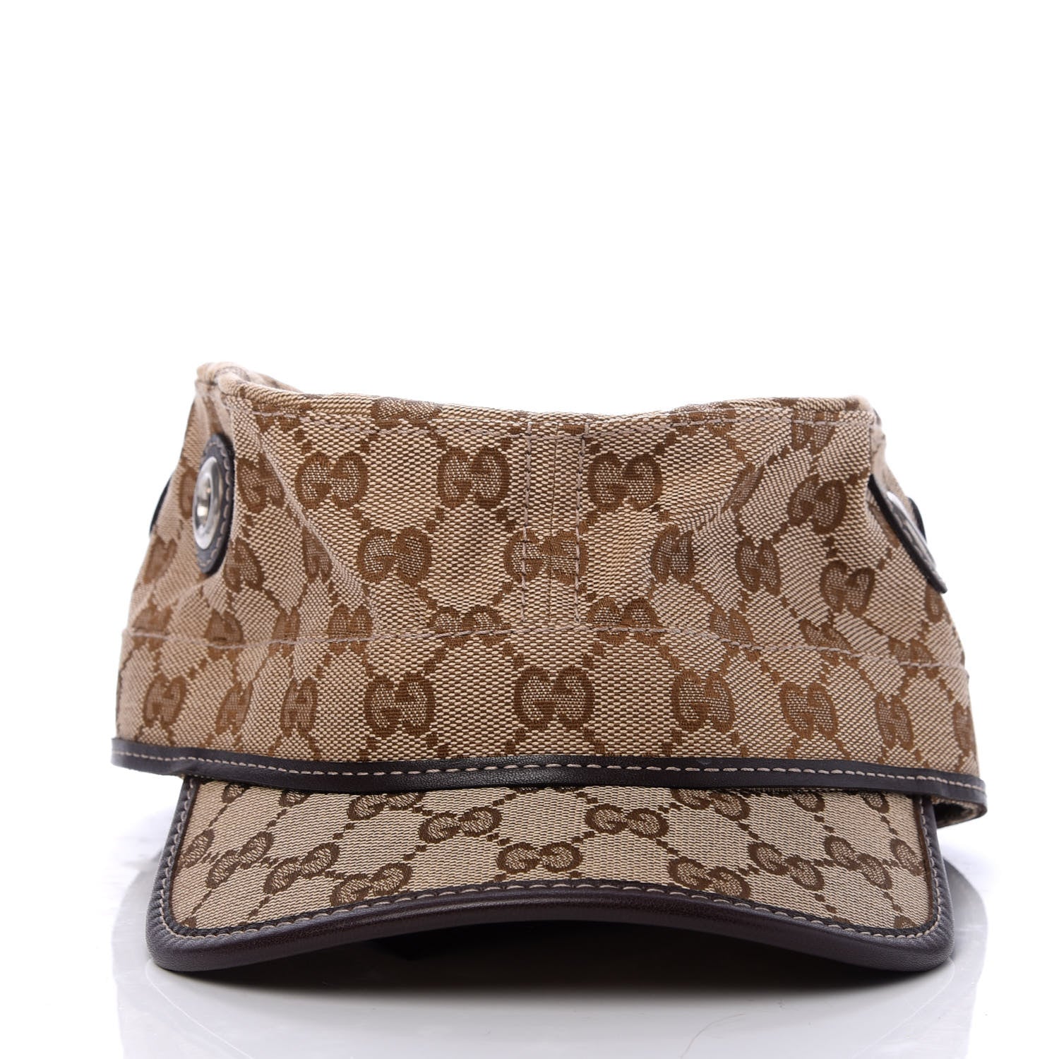 Gucci Monogram Military Hat L Brown 3 of 7