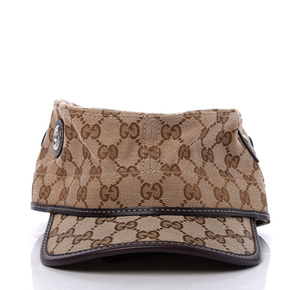 Gucci Monogram Military Hat L Brown 3 of 7